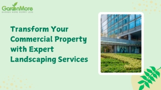 Transform Your Commercial Property with Expert Landscaping Services