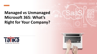 Managed vs Unmanaged Microsoft 365 What’s Right for Your Company