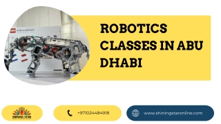 robotics classes in abu dhabi PDF