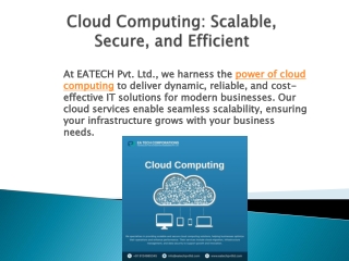 Cloud Computing