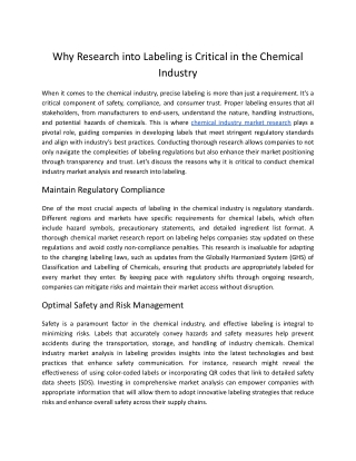 why_research_into_labeling_is_critical_in_the_chemical_industry