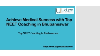 Achieve Medical Success with Top NEET Coaching in Bhubaneswar 1