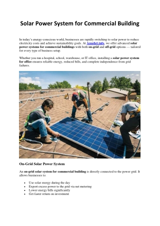 Solar-Power-System-for-Commercial-Building