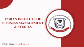 IIBMS: Your Learning Partner