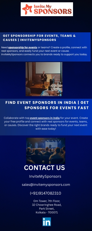 Get Sponsorship for Events, Teams & Causes | InviteMySponsors