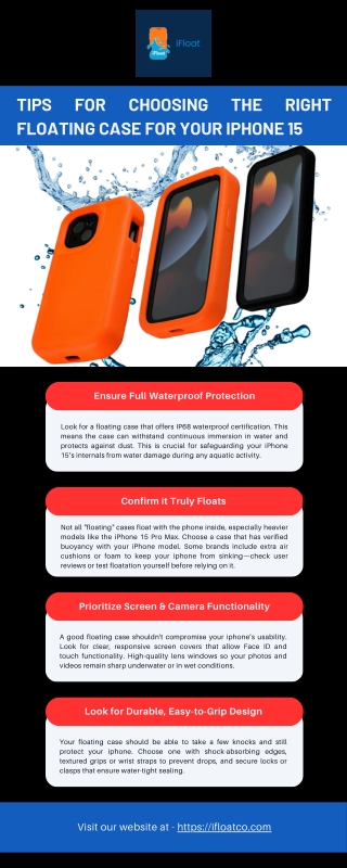 Tips for Choosing the Right Floating Case for Your iPhone 15