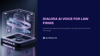 DIALORA AI VOICE FOR LAW FIRMS
