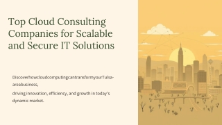 How Cloud Consulting Companies Drive Digital Success