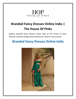 Branded Fancy Dresses Online India
