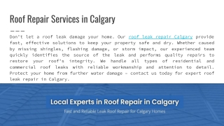 Roof Repair Services in Calgary - Alfa Exteriors