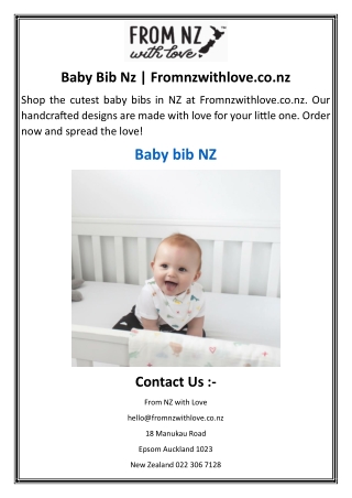 Baby Bib Nz  Fromnzwithlove.Baby Bib Nz | Fromnzwithlove.co.nzco.nz