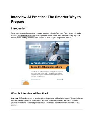 Interview AI Practice_ The Smarter Way to Prepare