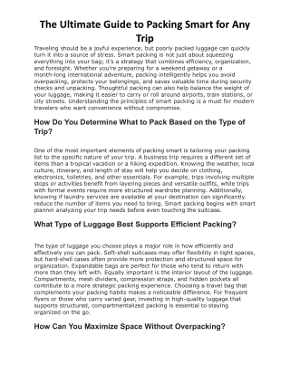 The Ultimate Guide to Packing Smart for Any Trip.docx