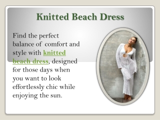 Knitted Beach Dress
