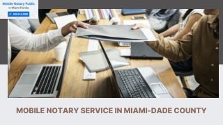 Mobile Notary Service In Miami-Dade County-Mobile Notary Miami Florida