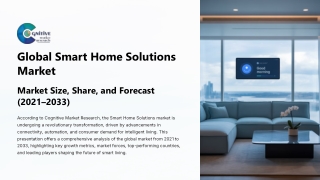 Smart Home Solutions Market Size, share and Forcast