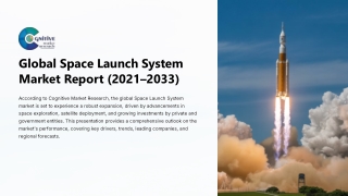 Space Launch System Market Size, Share and Forcast