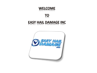 Hail Damage Repair Service in Frisco, TX | Easy Dent Removal