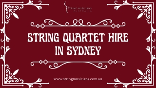Elegant String Quartet Sydney – Live Music for Weddings & Events
