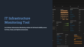 Comprehensive IT Infrastructure Monitoring Tool for Optimal Performance