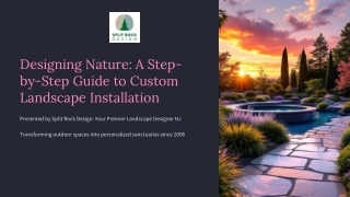 Designing Nature A Step-by-Step Guide to Custom Landscape Installation