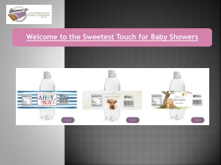 Welcome to the Sweetest Touch for Baby Showers