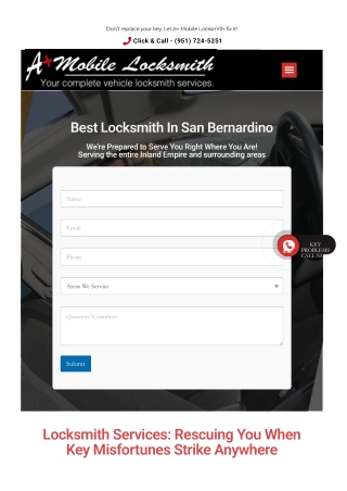 A  Mobile Locksmith