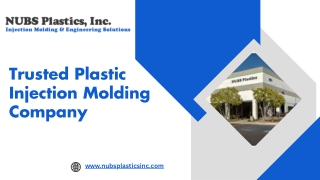 Trusted Plastic Injection Molding Company