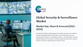 Security and Surveillance Market Report