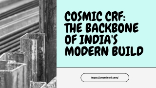 Powering Progress with Steel – Cosmic CRF Birla