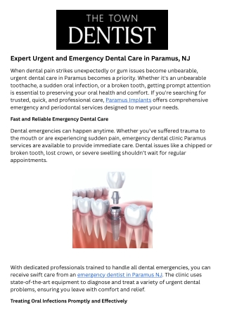 Gum Surgery Paramus Nj