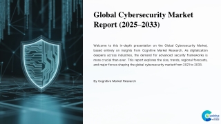 Cybersecurity Market Report 2025 and its Size Share and Trends