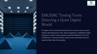 Best EMI EMC Testing Tools in Chennai