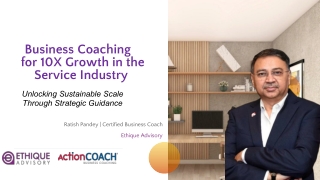 Business Coaching Answer for 10X Growth in the Service Industry
