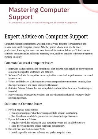 Struggling with computer problems? Don’t panic!