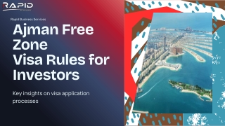 -Ajman Free Zone Visa Rules for Investors