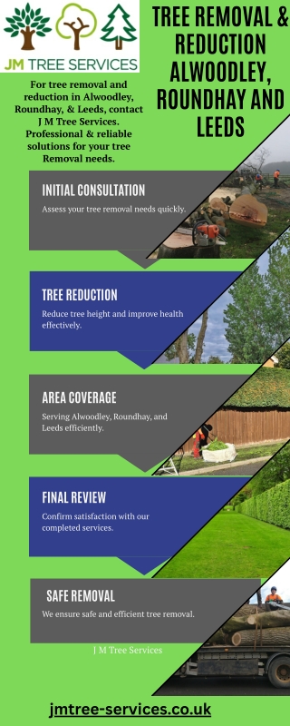 Tree removal & reduction Alwoodley, Roundhay and Leeds