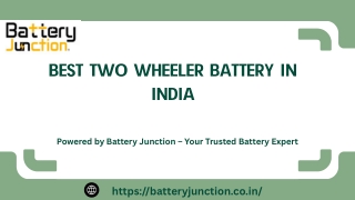 Best Two Wheeler Battery for India | Battery Junction