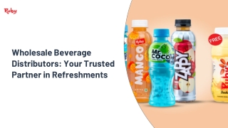 Beverage Supply for Retailers in Chennai