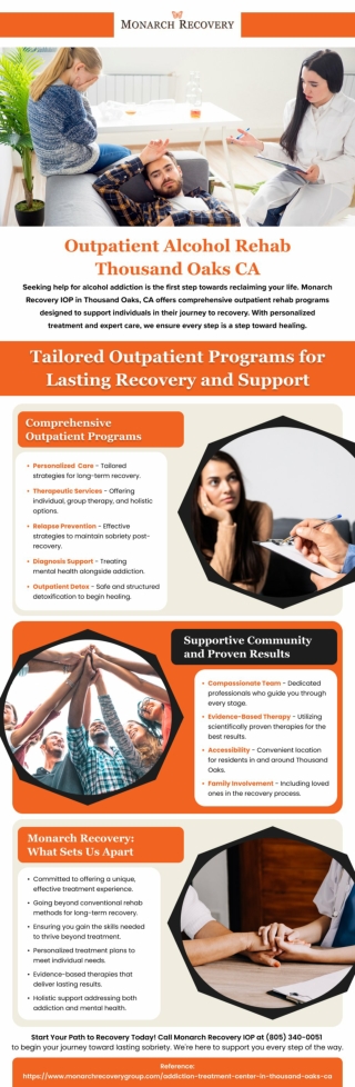 Effective Outpatient Rehab Programs in Thousand Oaks, CA