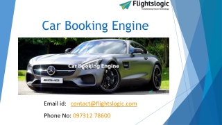 Car Booking Engine