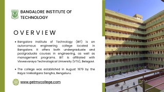 Bangalore Institute of Technology