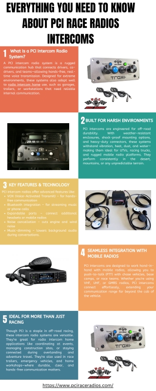 Everything You Need to Know About PCI Race Radios Intercoms