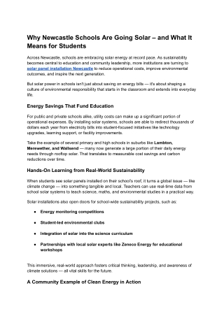 Why Newcastle Schools Are Going Solar – and What It Means for Students (1)