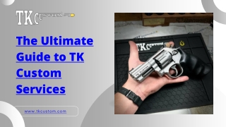 TK Custom – Expert Gunsmithing & Revolver Customization Services