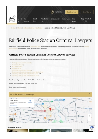 Criminal lawyers fairfield