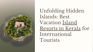 Island Resort in Kerala