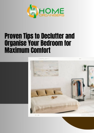 Proven Tips to Declutter and Organise Your Bedroom for Maximum Comfort