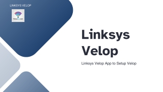 Linksys Velop Login