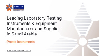 Leading Laboratory Testing Instruments & Equipment Manufacturer and Supplier